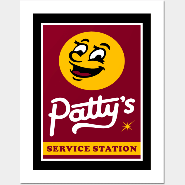 Patty's Service Station Wall Art by Vault Emporium